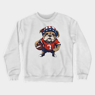 Bulldog NFL Football Crewneck Sweatshirt